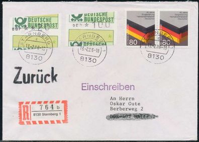 BRD ATM1-100 BRIEF MIF Starnberger Springer X7E45D6
