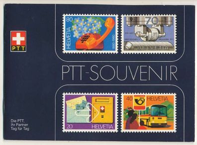 Schweiz Souvenierheft Nr 3a 1980 postfrisch LO VIERER S575946