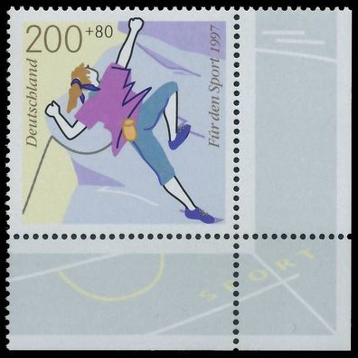BRD BUND 1997 Nr 1901 postfrisch ECKE-URE X565D0E