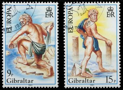 Gibraltar 1981 Nr 416-417 gestempelt X5A9BDA