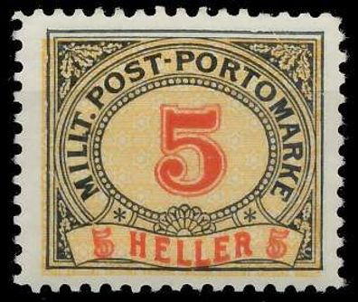 Österreich Bosnien Herzegowina PORTO Nr 5A postfrisch X742B62