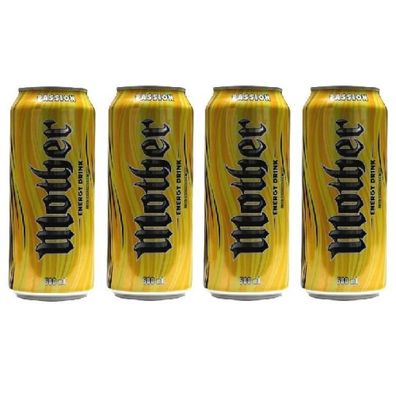 Mother Energy Drink Passion - Import 4x500 ml