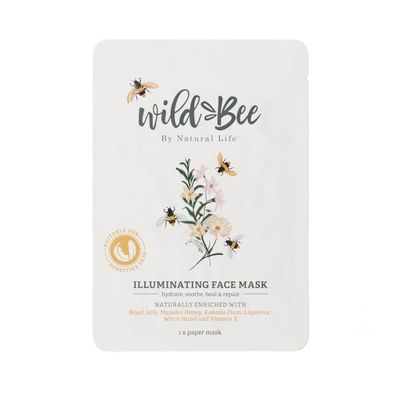 Wild Bee Illuminating Face Mask 1 St
