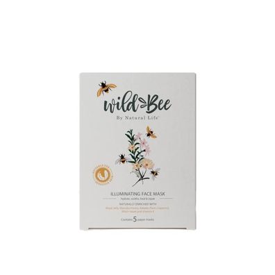 Wild Bee Illuminating Face Mask Pack of 5 5 St