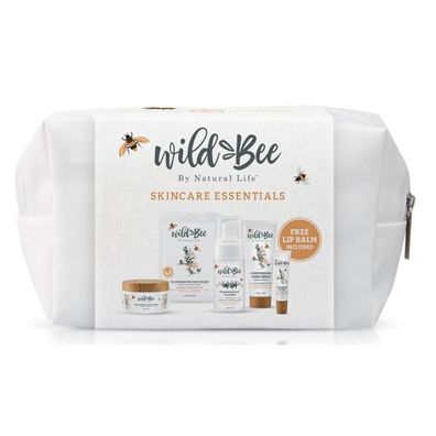 Wild Bee Moisturiser, Face Mask, Hand Cream, Cleanser, Lip Balm Gift Pack 1 Set