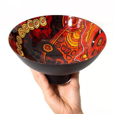 Better World Arts Aboriginal Bowl 'Hailstorm Dreaming' 20,5x10 cm 1 St