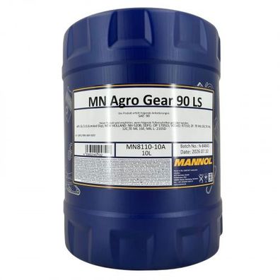 Mannol Agro Gear 90 LS 10 Liter