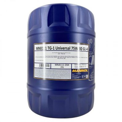 Mannol TG-1 Universal 75W-80 GL-4 20 Liter