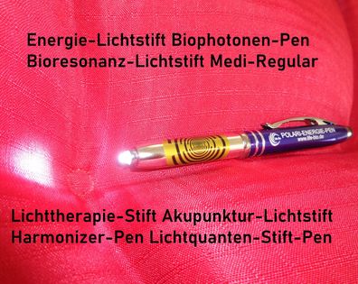 Biophotonen-Pen Energie Meridian Pen Magic-Pen Chi Resonanz-Pen Medi Regular-Pen blau