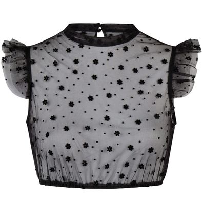 Dirndlbluse Grins schwarz
