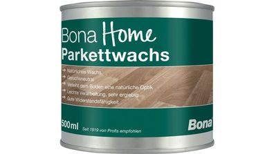 Bona Home Parkettwachs 500 ml – Natürliches Holz- und Parkettwachs