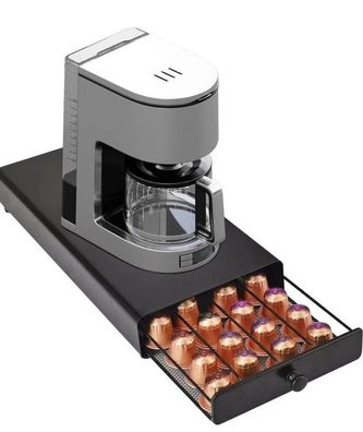 Jomdjmskes 40Pcs Kapselhalter, Kaffeekapseln Aufbewahrung, Schubladen Kapseln