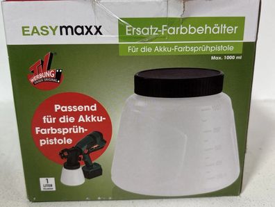 EASYmaxx Farbbehälter 1000 Ml Für Akku-Farbpistole (03571)