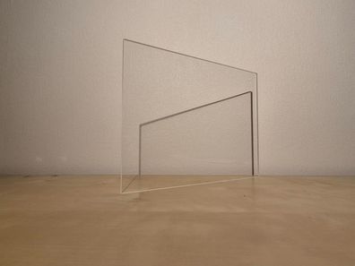 2kg PLEXIGLAS® / / /rylglas GS farblos - Reste - mindestens 150 x 200mm - 3 -10mm