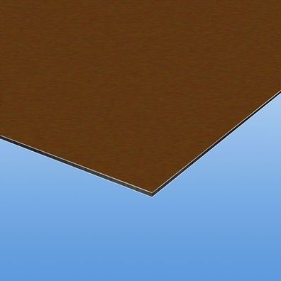 Aluverbundplatte, Alupanel Butlerfinish KUPFER (eins.) Zuschnitte 3mm