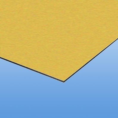 Aluverbundplatte, Alupanel Butlerfinish GOLD (eins.) Zuschnitte 3mm