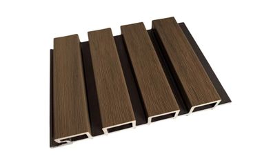 Akustikpaneele Outdoor WPC langlebig Holzdekor in BRAUN 2350 x 219 x 26mm