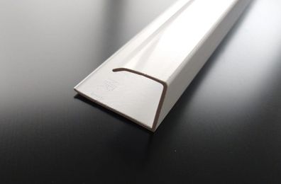 PVC U-Profil weiß 16mm & 17mm - ÜBER 1,50m - Paneele Stöckel Starterprofil