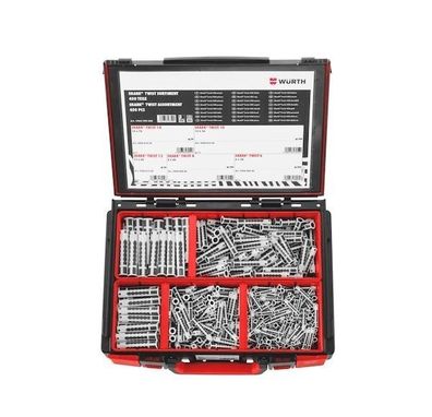 Würth 2K Allzweckdübel SHARK TWIST 450-tlg im Systemkoffer Dübelset 5964590680