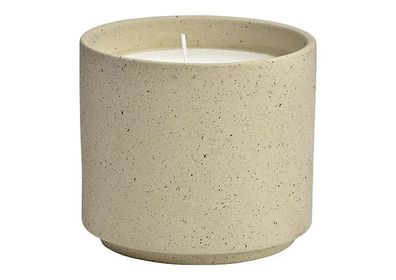 Windlicht aus Keramik & Kerzenwachs ? 11cm Laterne Licht Kerze Garten Zu Hause