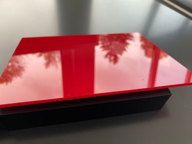 Acrylglas ROT 3mm I ähnlich Plexiglas 3H25 Massivplatte Scheibe PMMA Glas