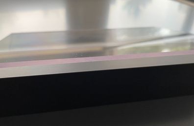 SAN Scheibe 2,3mm klar OHNE UV Platte Glas Verglasung Bilderrahmen Basteln
