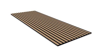 JANGAL Modular Wall Akustikpaneel 1040 x 520 x 10 mm Eiche Dunkel 3D -Davert Oak