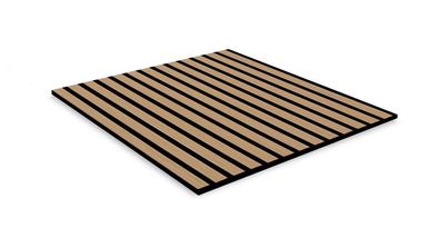 JANGAL Modular Wall Akustikpaneel 520 x 520 x 10 mm Eiche Dunkel 3D - Davert Oak