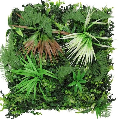 JANGAL Modular Wall Pflanzenwand 520 x 520 mm Design Flora Exotic Mixed Flora