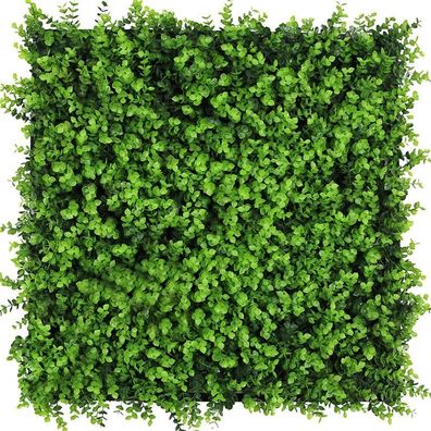 JANGAL Modular Wall Pflanzenwand 520 x 520 mm Design Flora Mixed Green Buxus