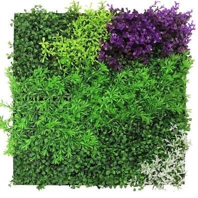 JANGAL Modular Wall Pflanzenwand 520 x 520 mm Design Flora Violet Mixed Flora