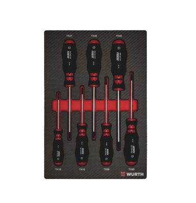Schraubendreher-Satz TX 7-teilig Schraubenzieher Torx Werkstatt Würth 0965905502
