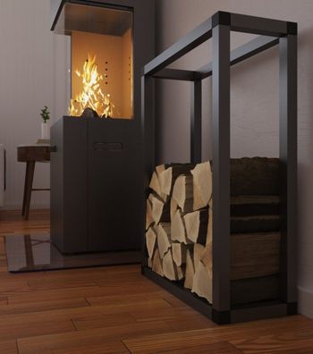 Kaminholzregal Brennholzregal Stapelregal Holzständer Kaminholzständer 3 Größen