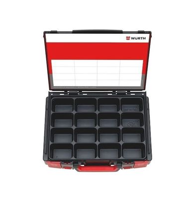 Würth System-Koffer-Sortiment ORSY 4.4.1 Einlage 16-Fächer stapelbar 5581120106