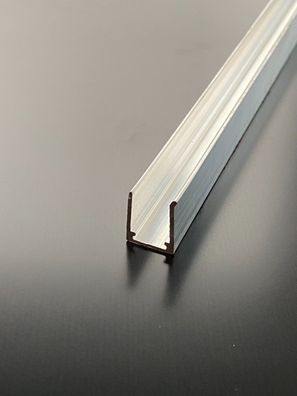 U-Profil 10mm ÜBER 1,20m Alu Aluminium blank Stegplatten SDP Gewächshaus Winkel