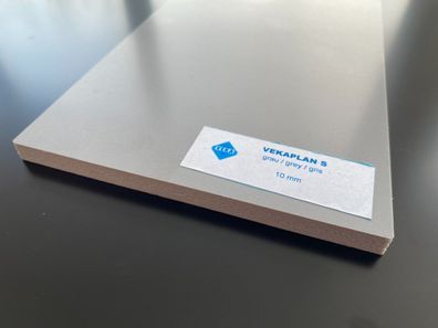 Vekaplan S PVC Integralschaumplatte 10mm Grau RAL7004 ähnlich Kömacel