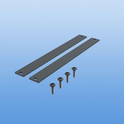 Endkappenset für Balkonbrett Aluminium 150mm Balkon Balkonpaneel Anthrazit DB703
