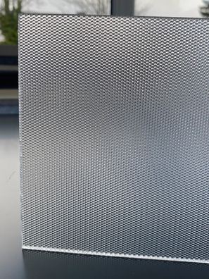 Acrylglas Struktur PRISMA MICRO 4mm farblos klar Sichtschutz Balkon Trennwand