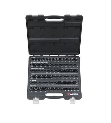 Würth Steckschlüssel Satz TX 77-tlg. im Kunststoffkoffer KFZ Werkstatt 09651777