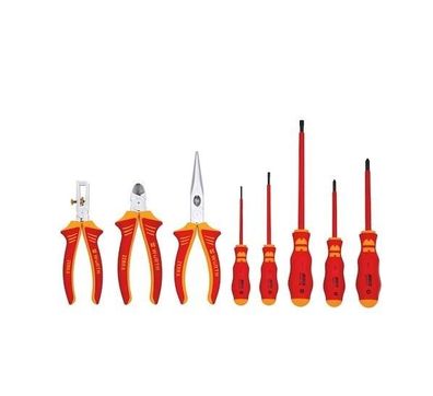 Würth VDE-Zangensortiment Kombi IEC 60900 8-tlg. Schraubendreher Zebra 071401582