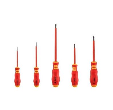 Würth VDE-Schraubendrehersatz 5-tlg. Schlitz/Kreuzschlitz PZ Iso 061396335