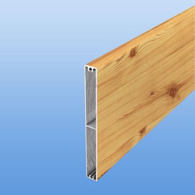 Balkonbrett Aluminium 150mm Balkon Balkonpaneel Holzdekor Fichte Sichtschutz