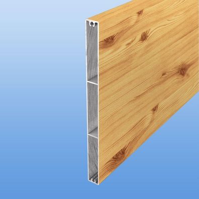 Balkonbrett Aluminium 200mm Balkon Balkonpaneel Holzdekor Fichte Sichtschutz