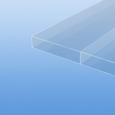 PLEXIGLAS® Alltop Stegplatte 16/64 klar für Schildkröten Terrarium Gewächshaus