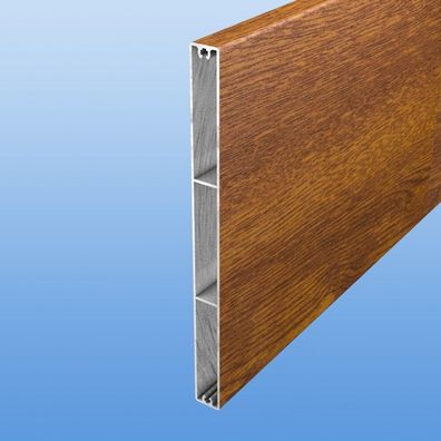 Balkonbrett Aluminium 200mm Balkon Balkonpaneel Holzdekor Golden Oak Sichtschutz