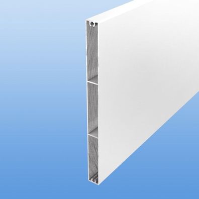 Balkonbrett Aluminium 200mm Balkon Balkonpaneel Weiß RAL9016 Sichtschutz
