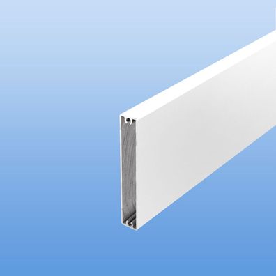 Balkonbrett Aluminium 100mm Balkon Balkonpaneel Weiss RAL9016 Sichtschutz