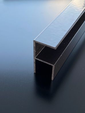 ECK-Profil Eckprofil 16mm Alu Aluminium BRAUN RAL8077 Stegplatten Sandwichplatte