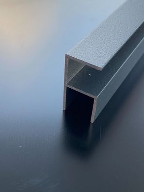 ECK-Profil Eckprofil 16mm Alu Aluminium Anthrazit RAL7016 Stegplatten Sandwich