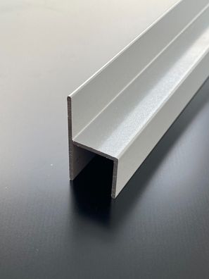 STUHL-PROFIL h-Profil 16mm Alu Aluminium SILBER RAL9006 Stegplatten Sandwich SDP